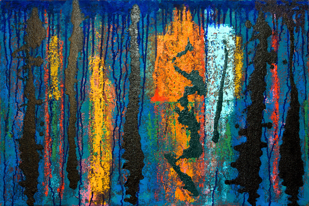 Deviation 3, 2014, Oil on Canvas, 20x30", 51x76cm