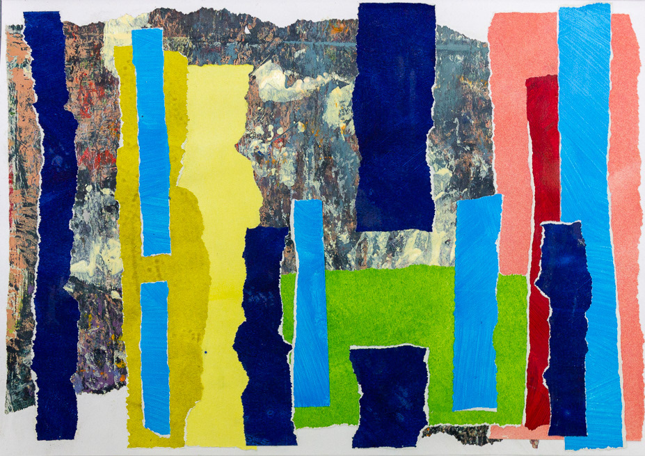 P18SKB53, 09_2019, Paper collage in SKB53, A3, 297x420mm, 11.7x16.5" 