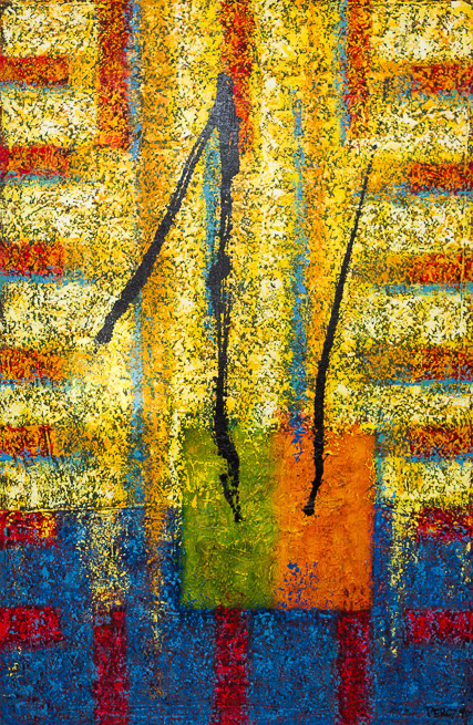 Chip, 1990, Oil on Canvas, 64x42", 163x107cm