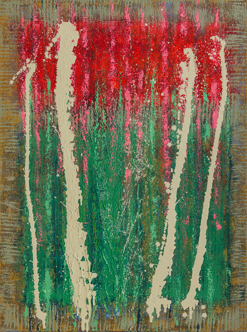 Dual 1, 2014, Oil on Canvas, 80x60cm, 31.5x23.6"