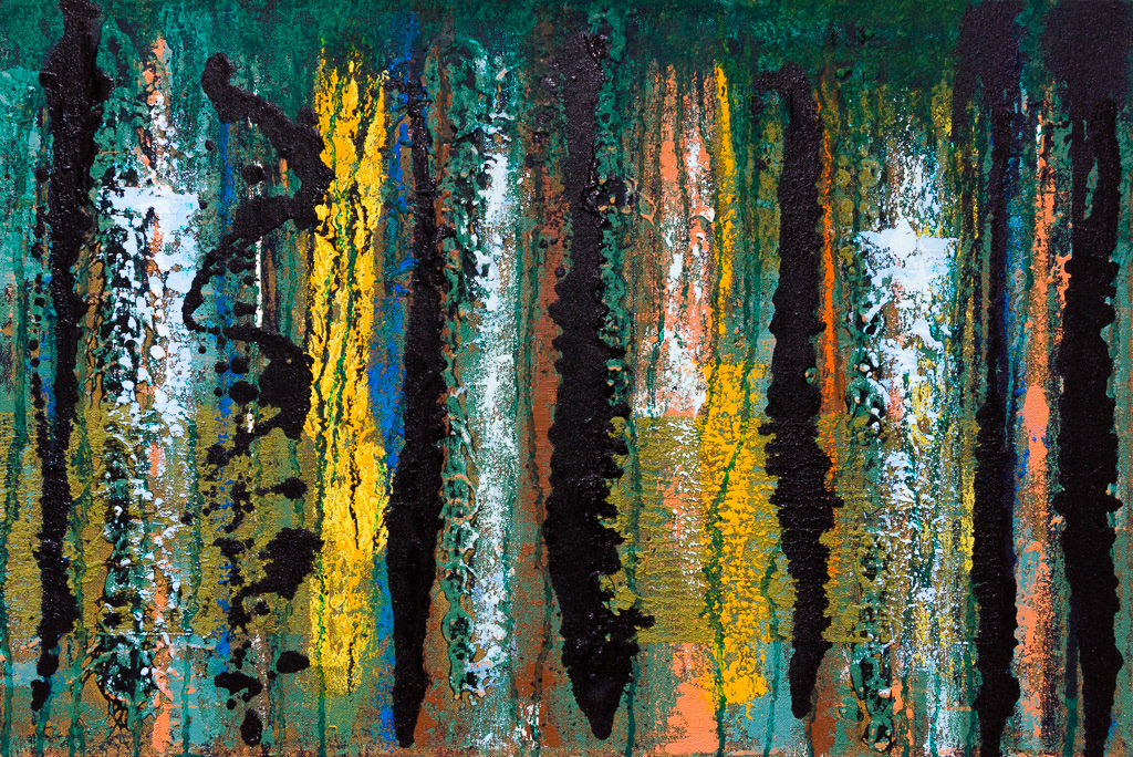 Deviation 1, 2014, Oil on Canvas, 20x30", 51x76cm