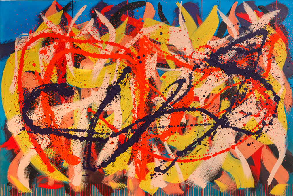 Pasodoble 7, 2021, Oil on canvas, 40x60", 102x153cm