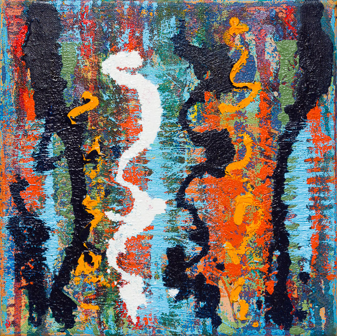 Thalia (Grace 3) 2017, Oil on Canvas, 12x12", 305x305mm