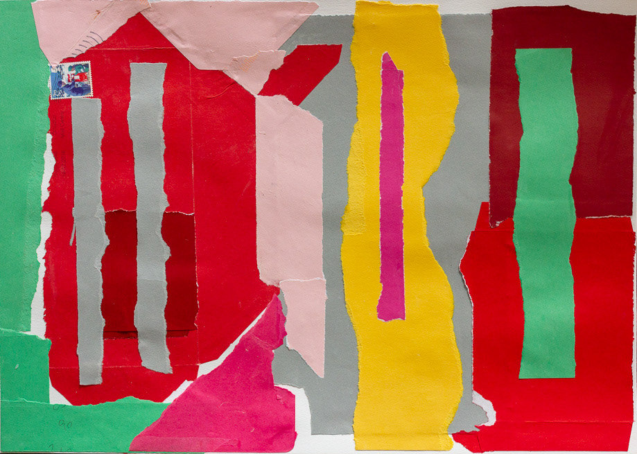 XmasCollage2, 118_2018, Paper collage, A3, 297x420mm, 11.7x16.5"