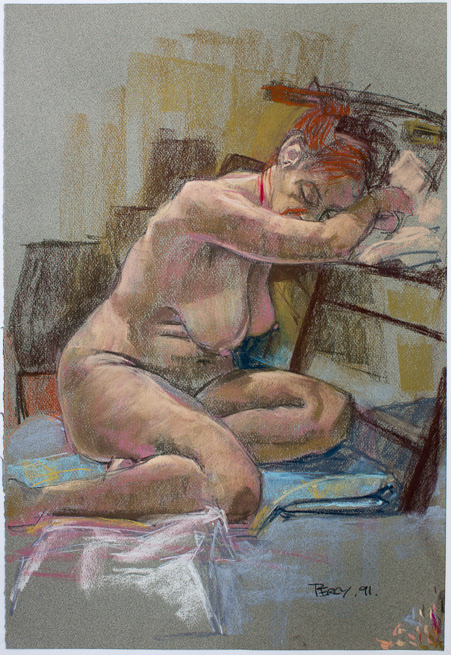 Hanna, 1991 , Pastel on Canson paper, 21.5x15", 55x38cm