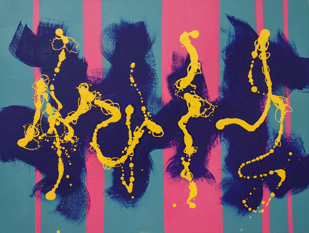 Experitest 69, no31 2024, Oil on canvas, 30x40", 76x102cm