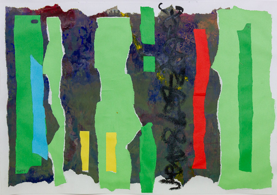 P10SKB53, 73_2018, Paper collage, A3, 297x420mm,