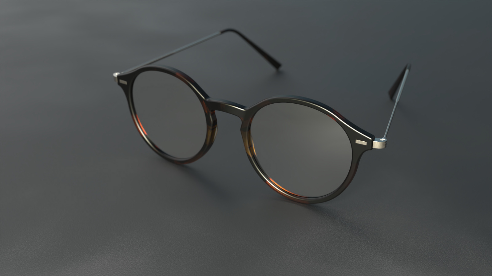 Tortoiseshell Glasses #keyshot