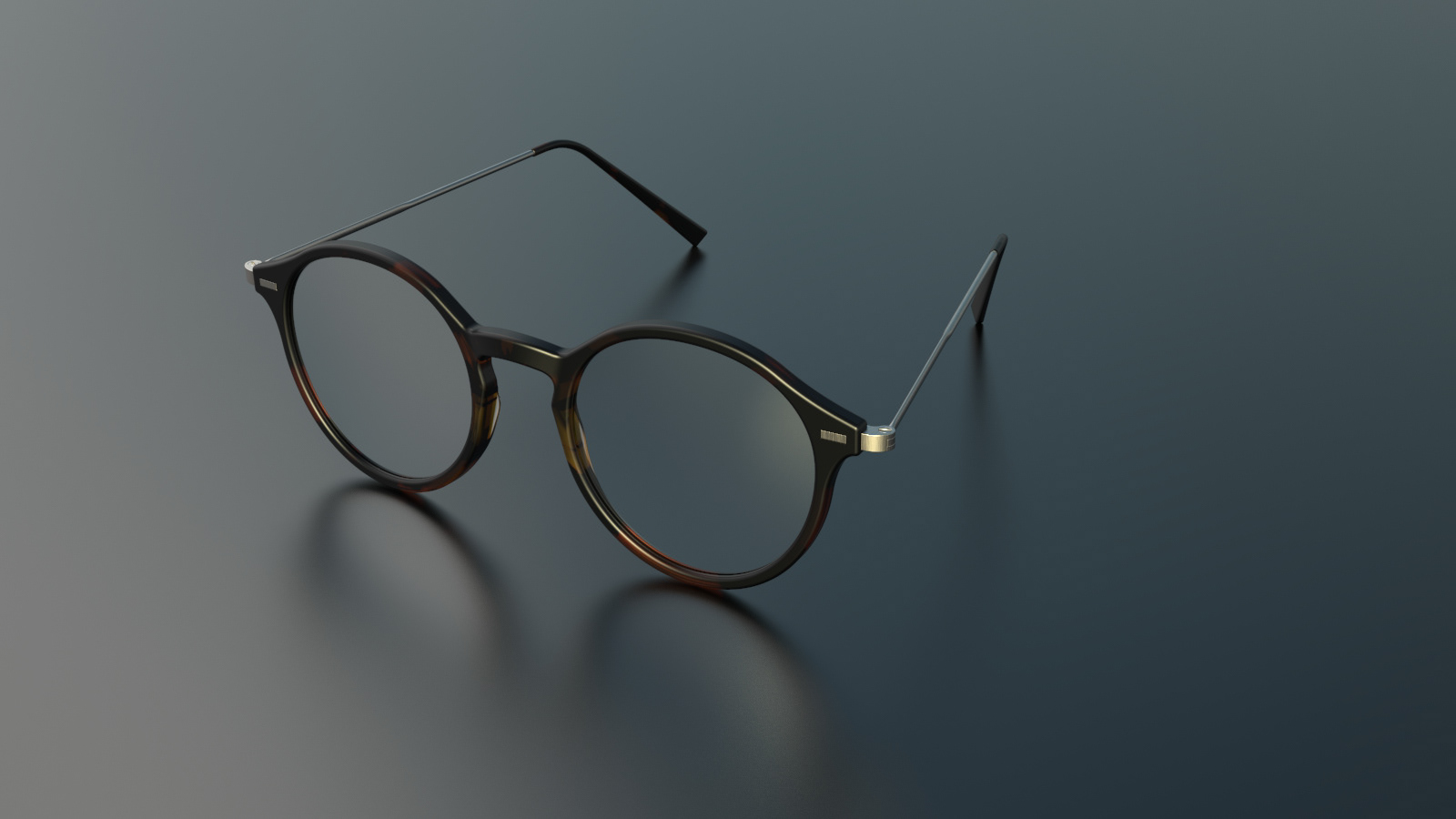 Tortoiseshell Glasses #keyshot