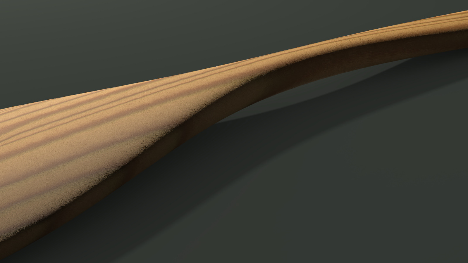 Wooden Spatula detail #keyshot