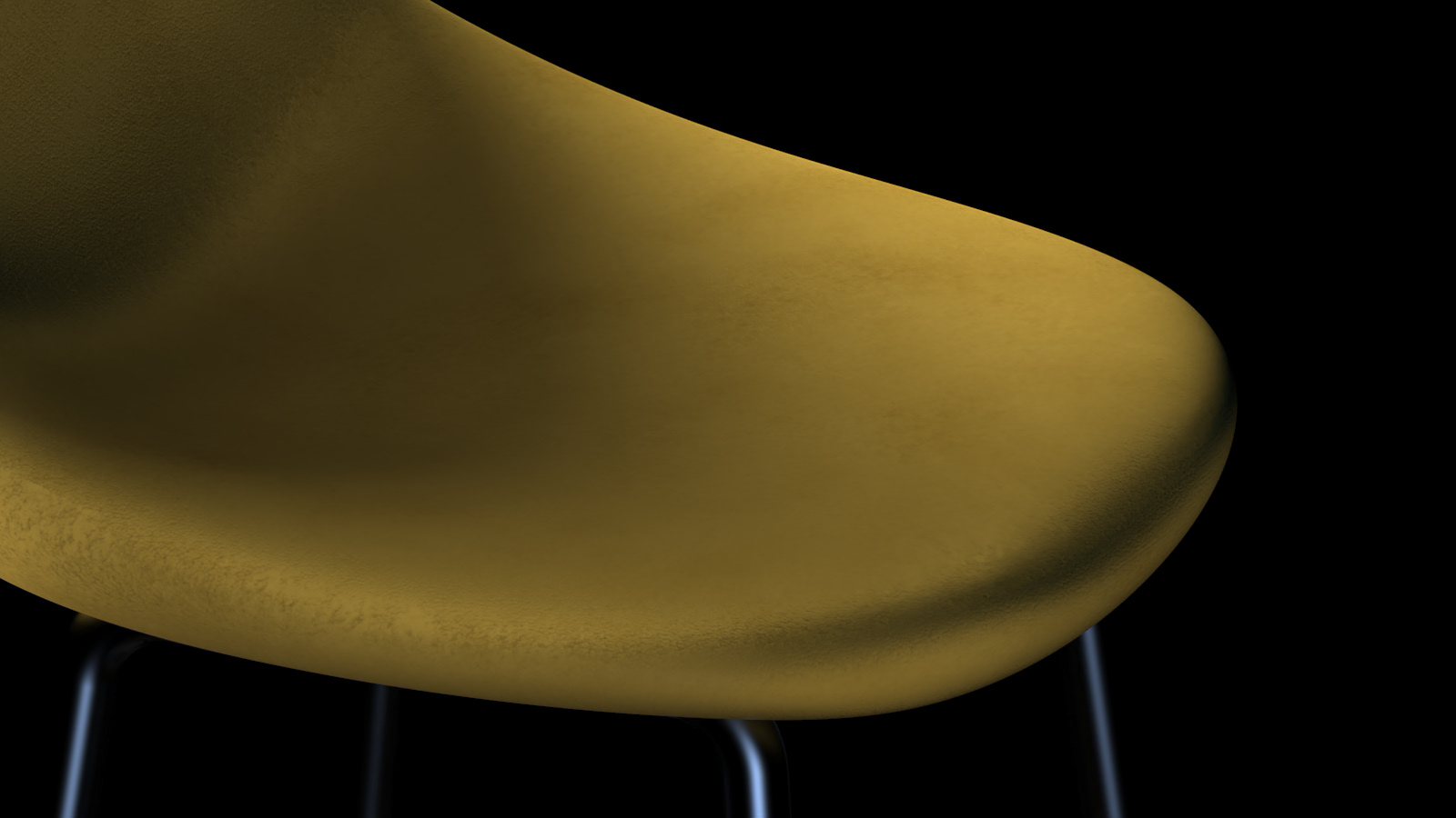 Leather Stool detail #keyshot
