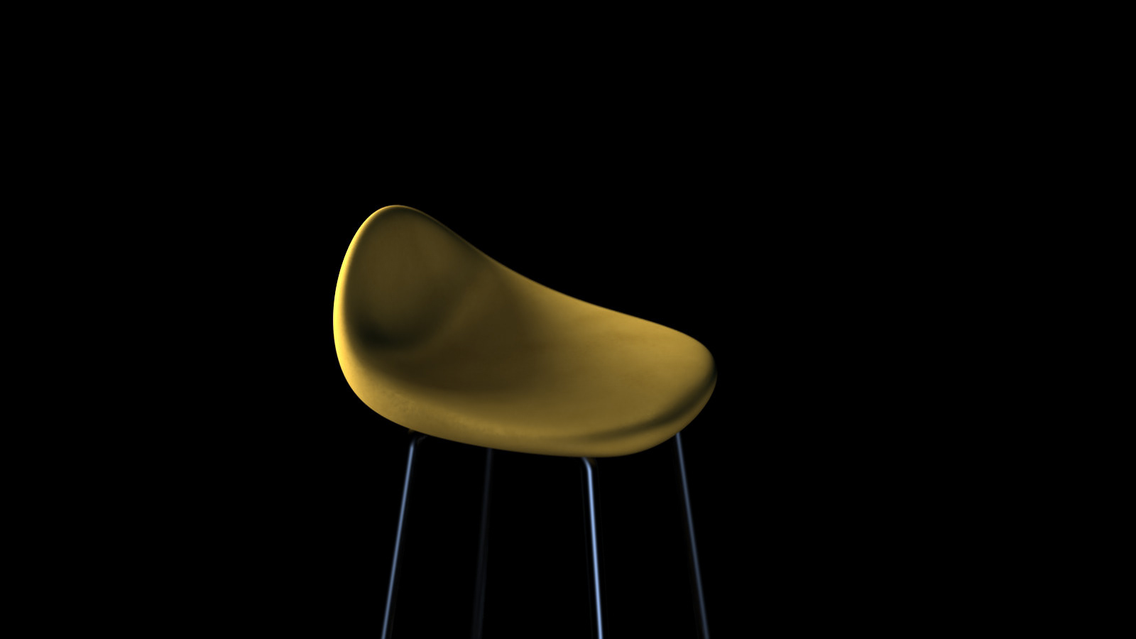 Leather Stool #keyshot