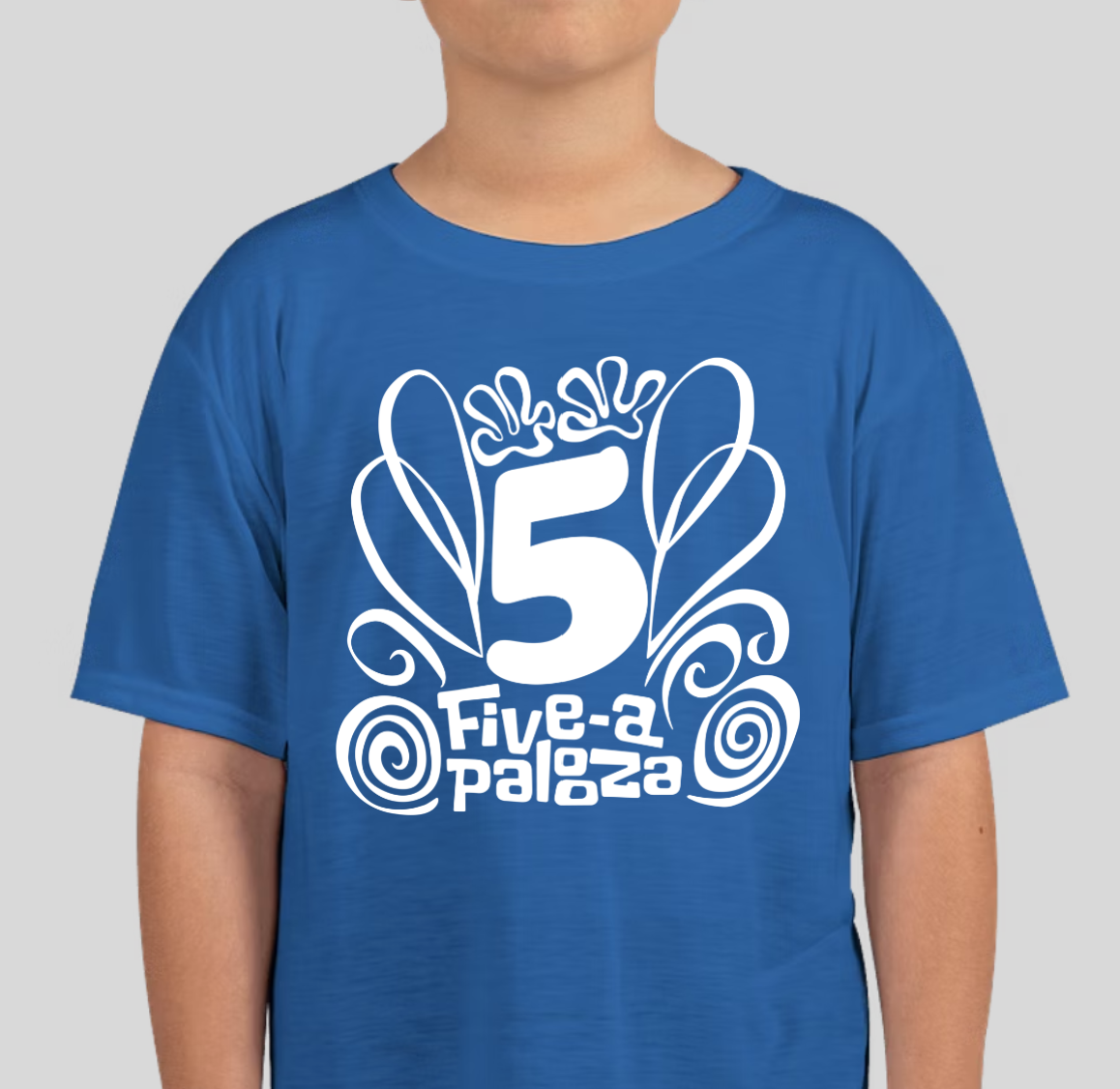 design mockup on dark t-shirt, one color