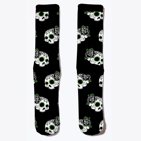 socks with sugar skull team secondary logo that I created