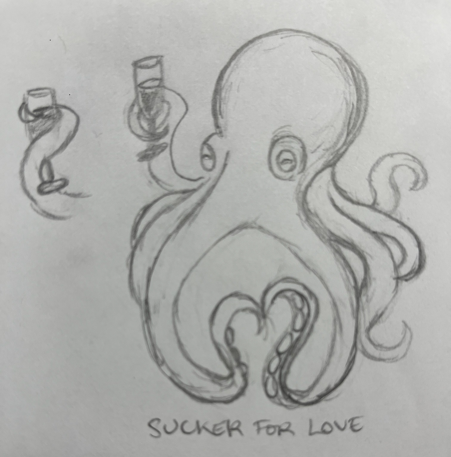sucker for love octopus sketch