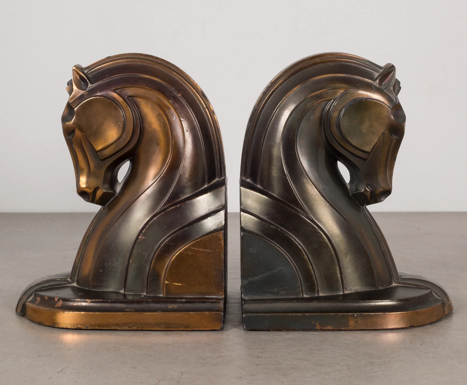 art deco bookends