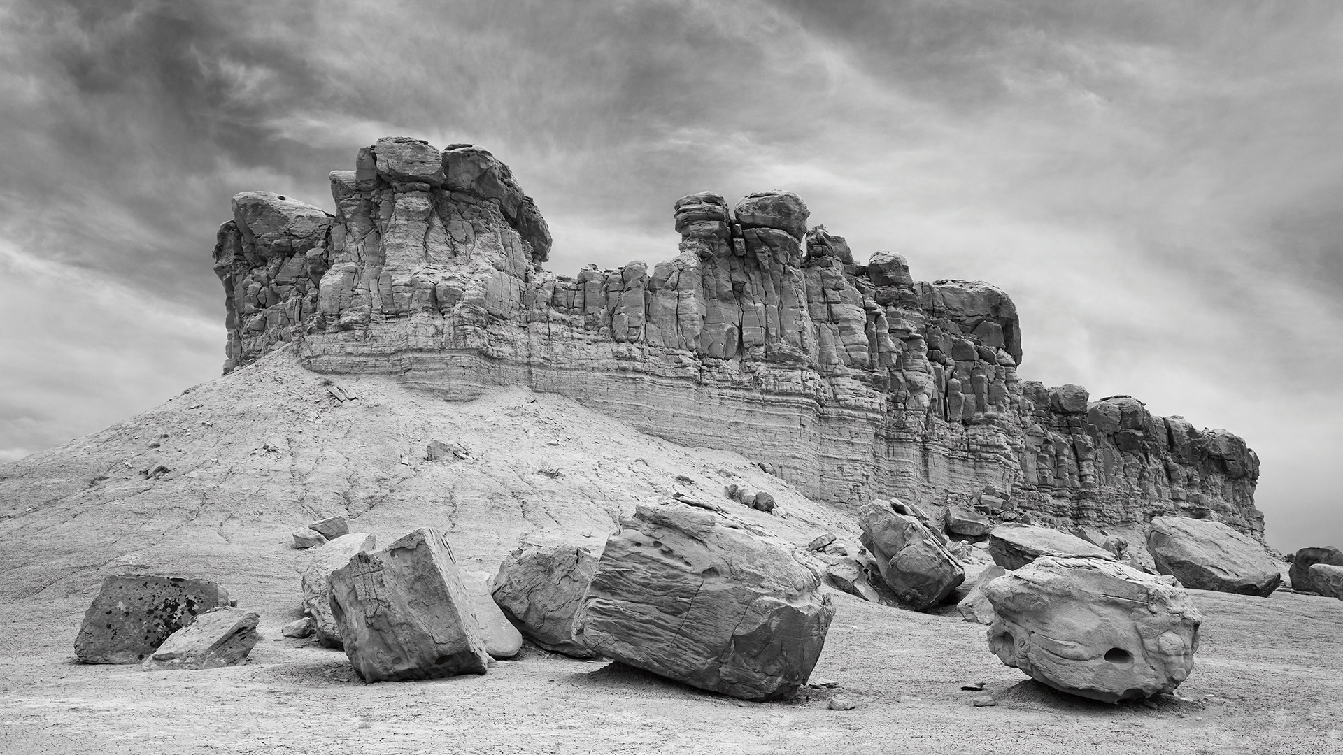 Butte and Boulders, Utah, USA