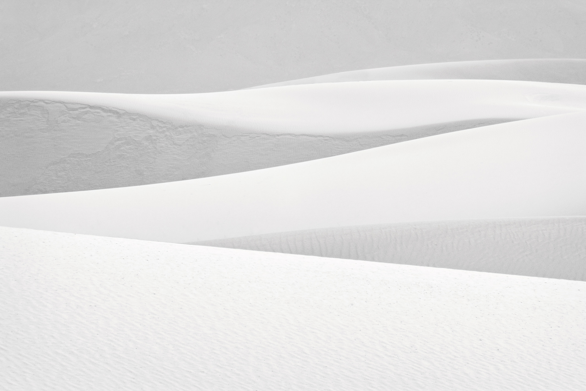White on White, Gypsum Dunes, New Mexico, USA