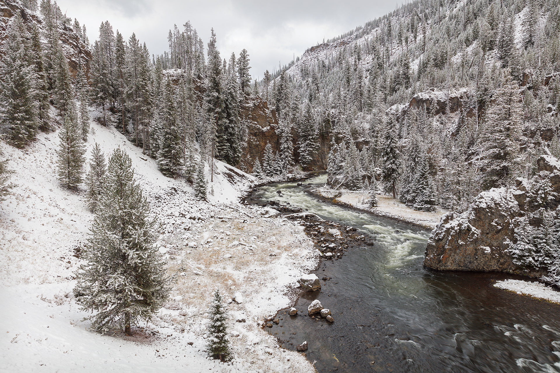 Snowy Hush, Wyoming, USA