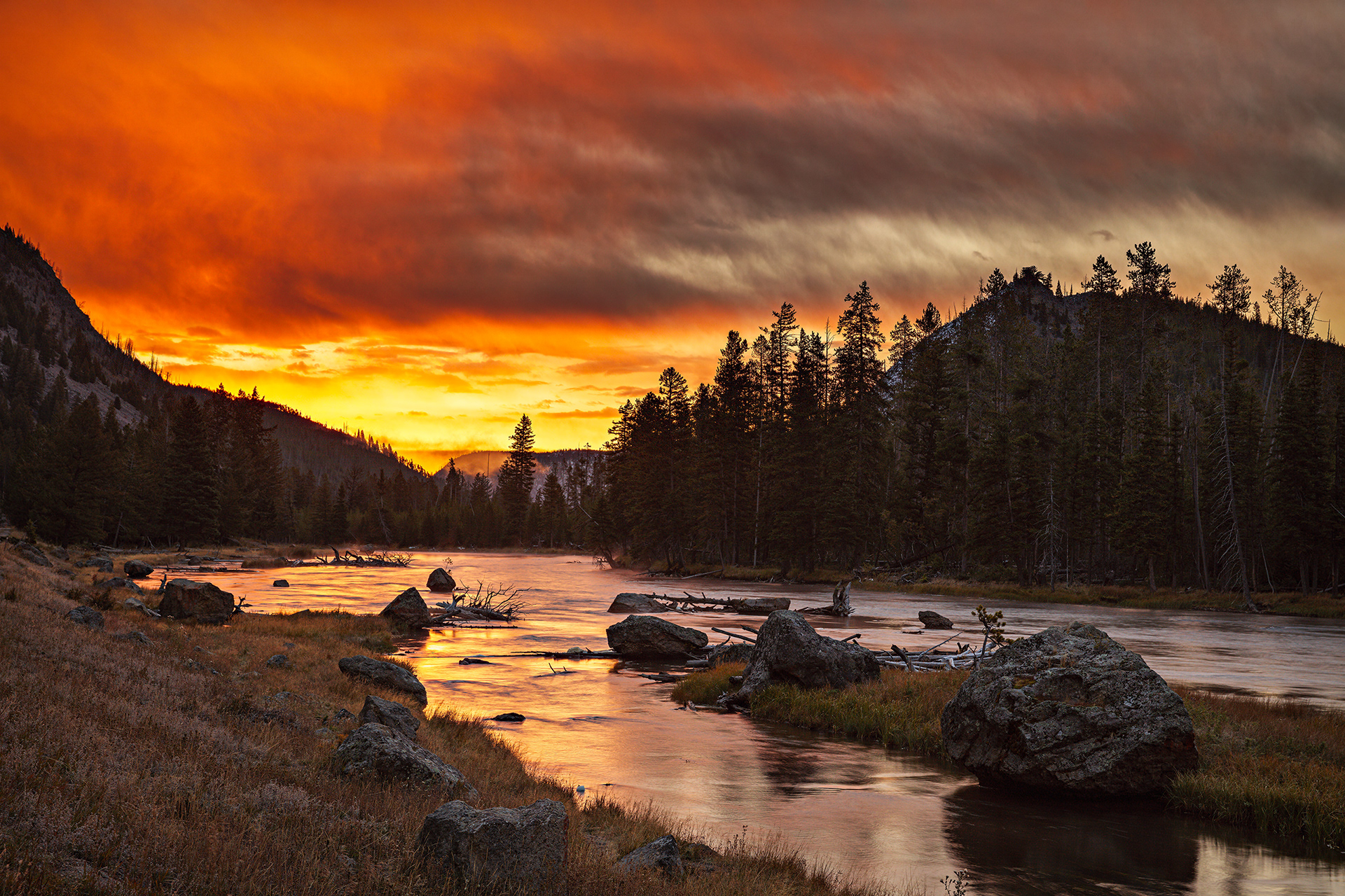 Fire Water, Wyoming, USA