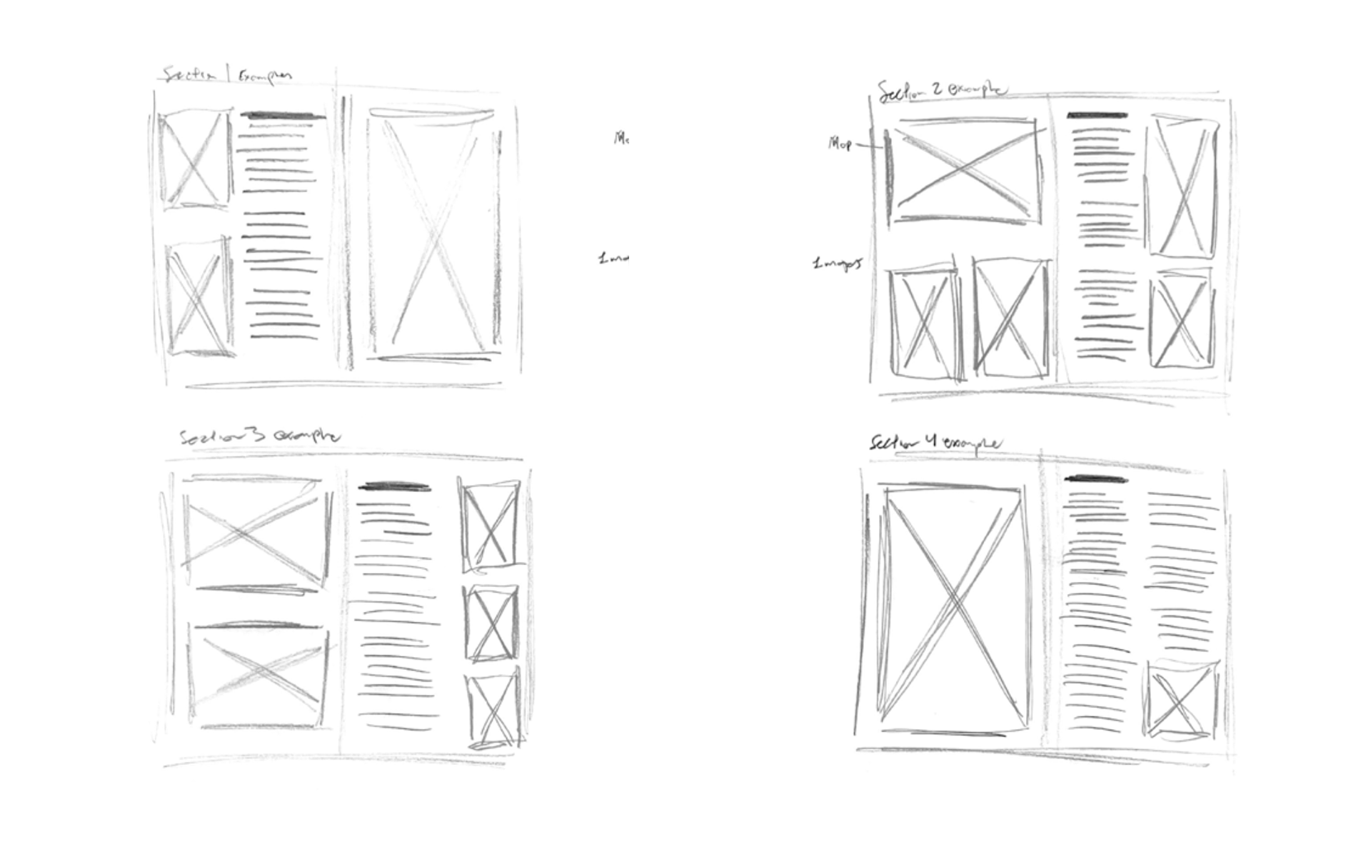 Initial Layout Sketches