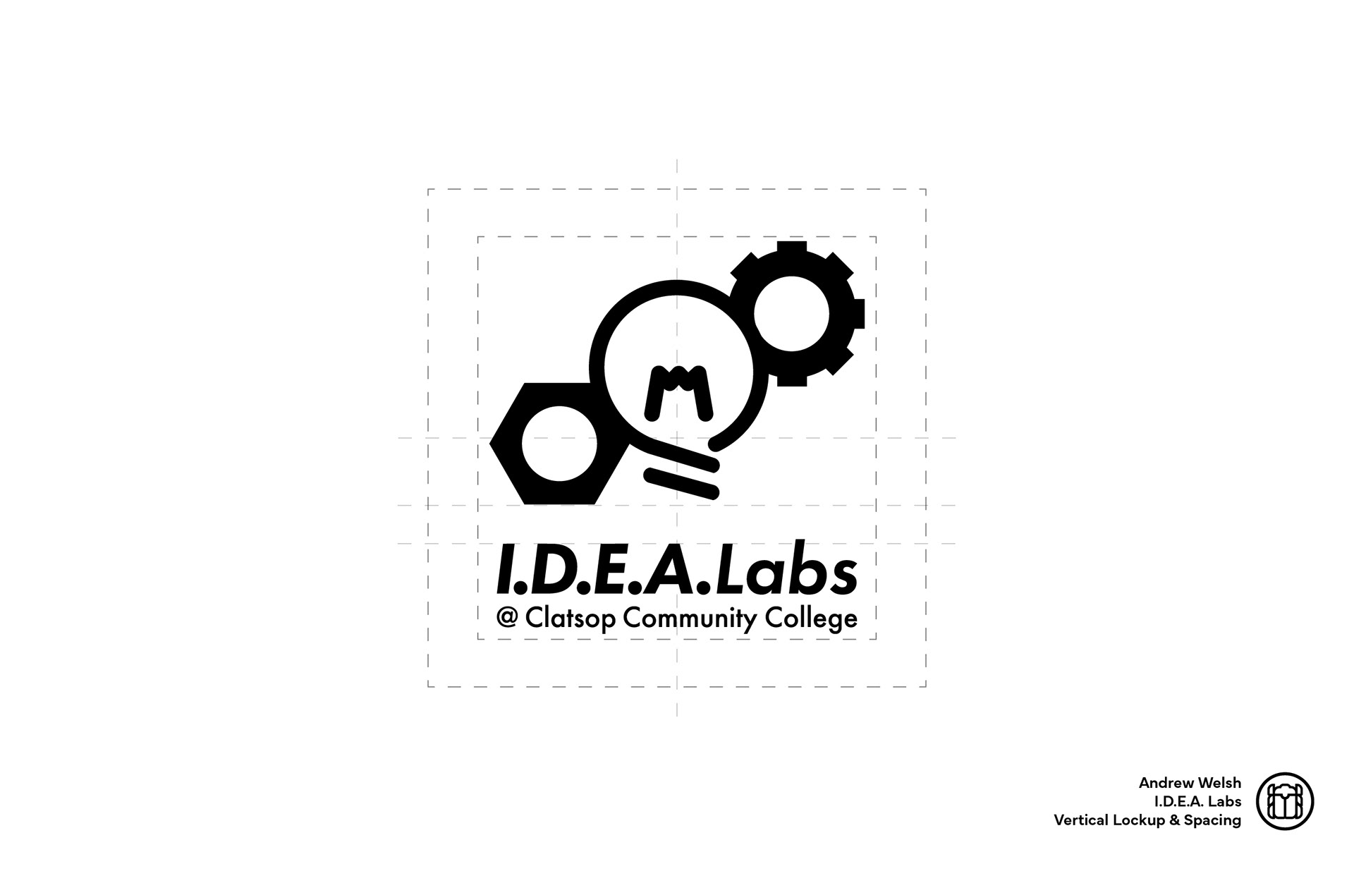 Vertical Logo Lockup & Spacing