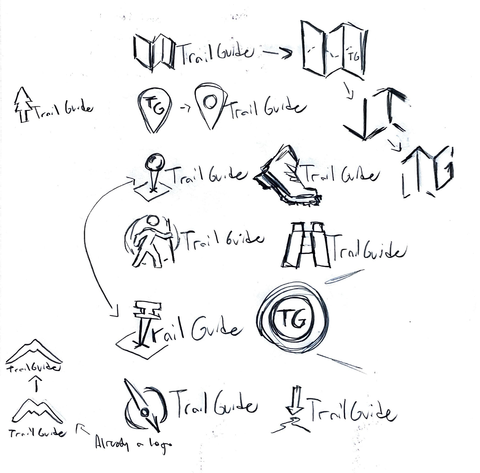 Initial Logo Sketches
