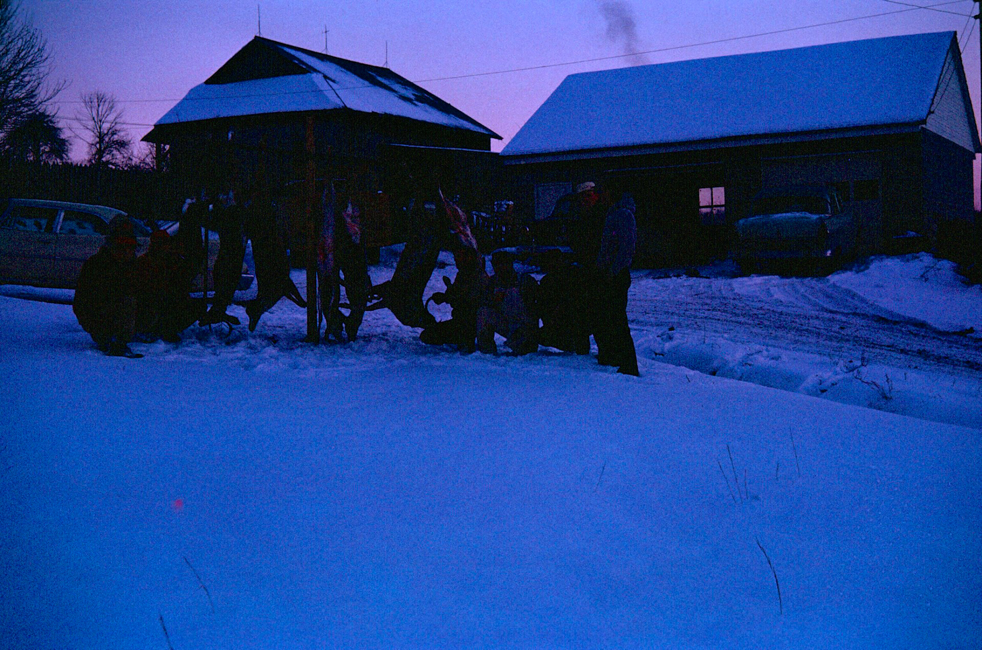 These were slides taken by my father in the early 1960's at the McCorkle Farm after a big deer hunting expedition