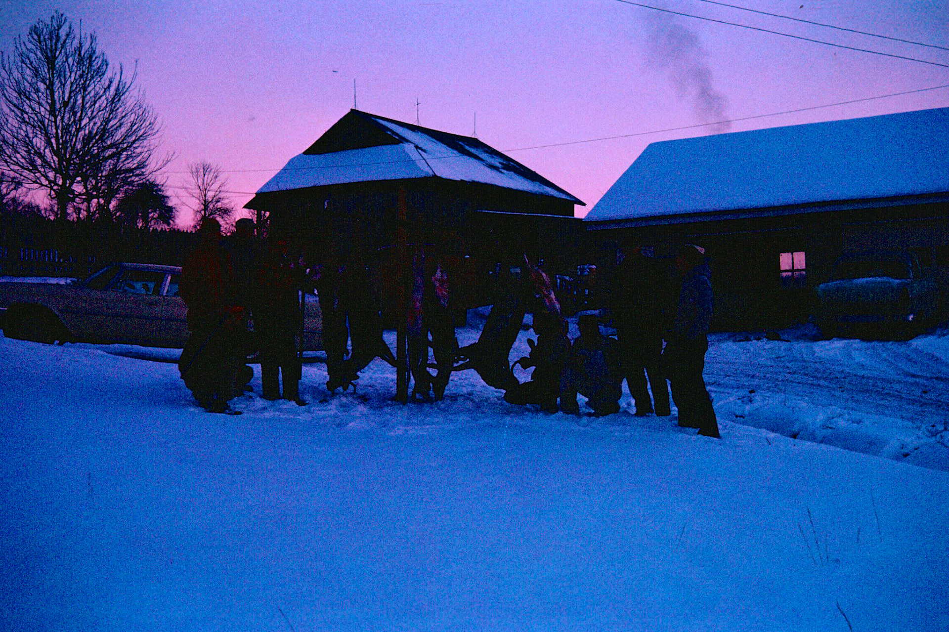 These were slides taken by my father in the early 1960's at the McCorkle Farm after a big deer hunting expedition