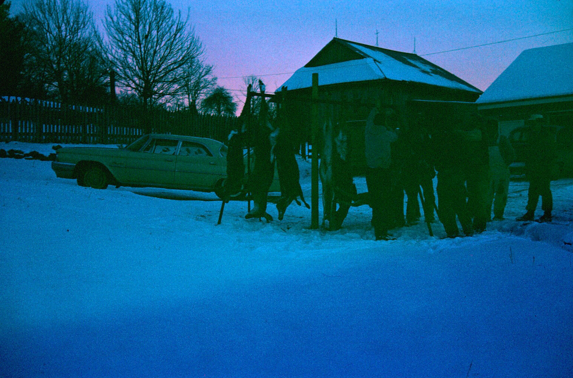 These were slides taken by my father in the early 1960's at the McCorkle Farm after a big deer hunting expedition