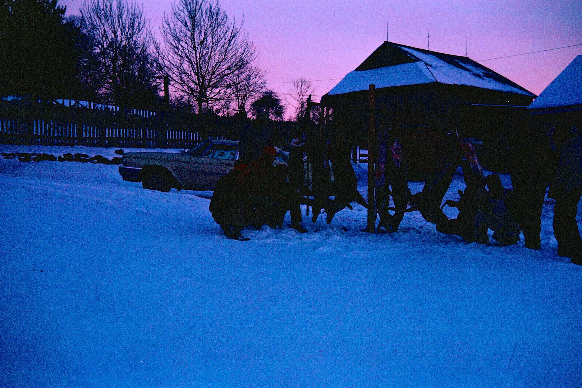 These were slides taken by my father in the early 1960's at the McCorkle Farm after a big deer hunting expedition