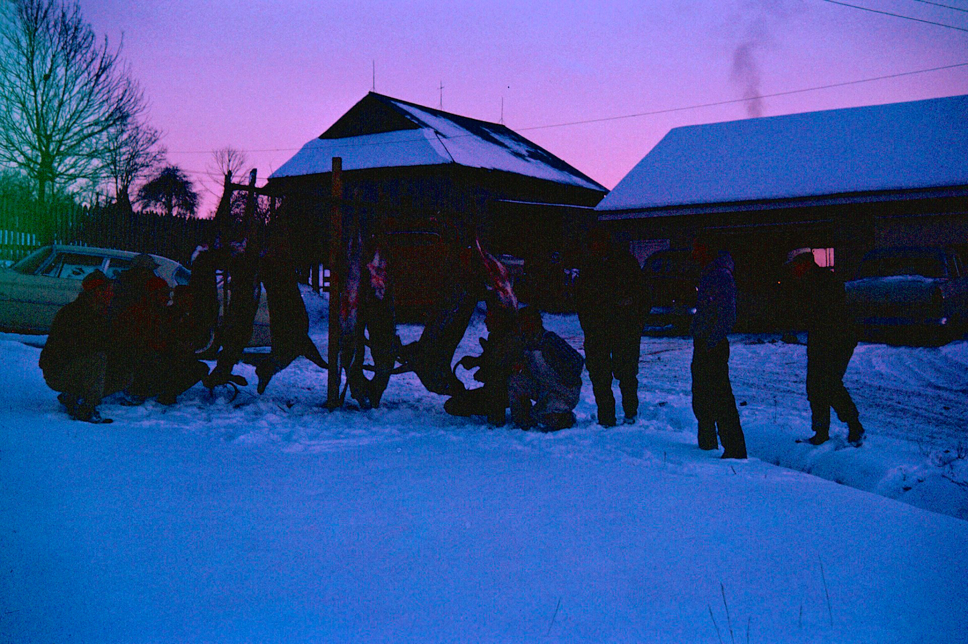 These were slides taken by my father in the early 1960's at the McCorkle Farm after a big deer hunting expedition