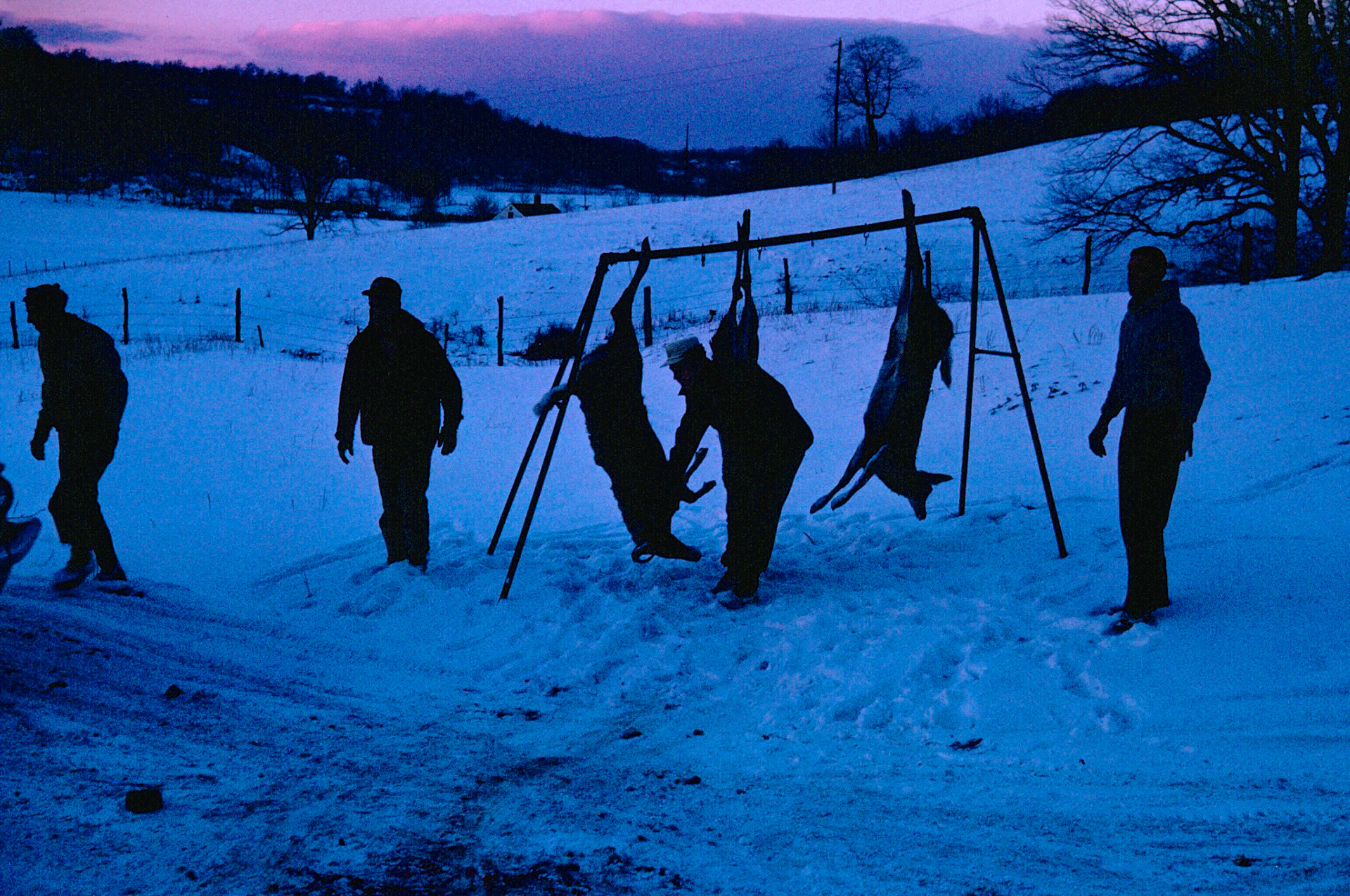 These were slides taken by my father in the early 1960's at the McCorkle Farm after a big deer hunting expedition