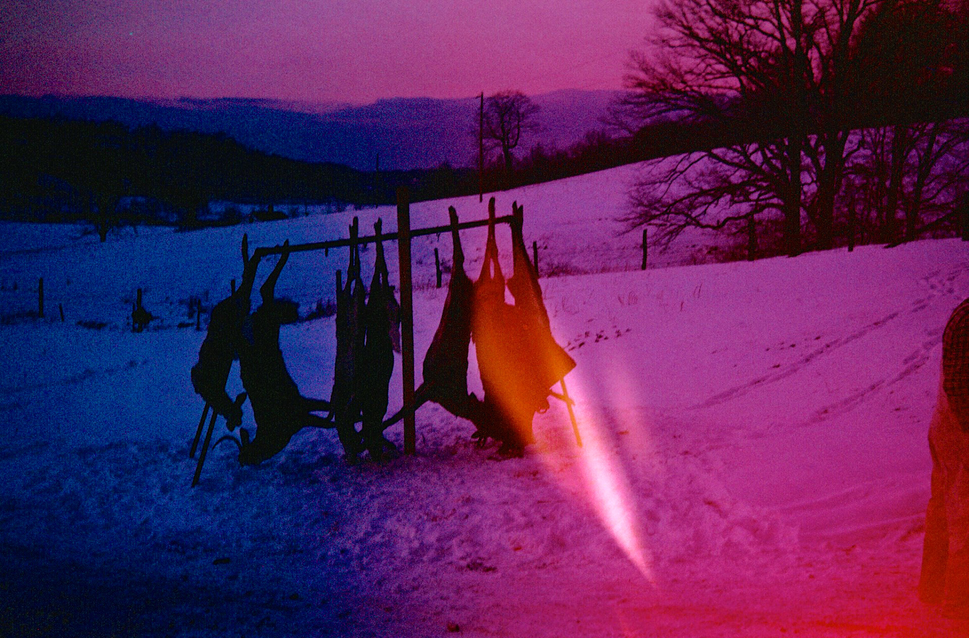 These were slides taken by my father in the early 1960's at the McCorkle Farm after a big deer hunting expedition