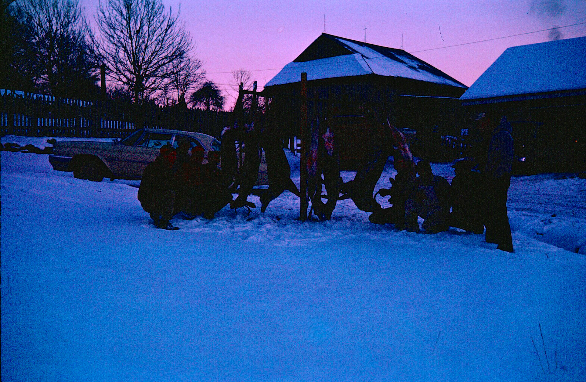 These were slides taken by my father in the early 1960's at the McCorkle Farm after a big deer hunting expedition