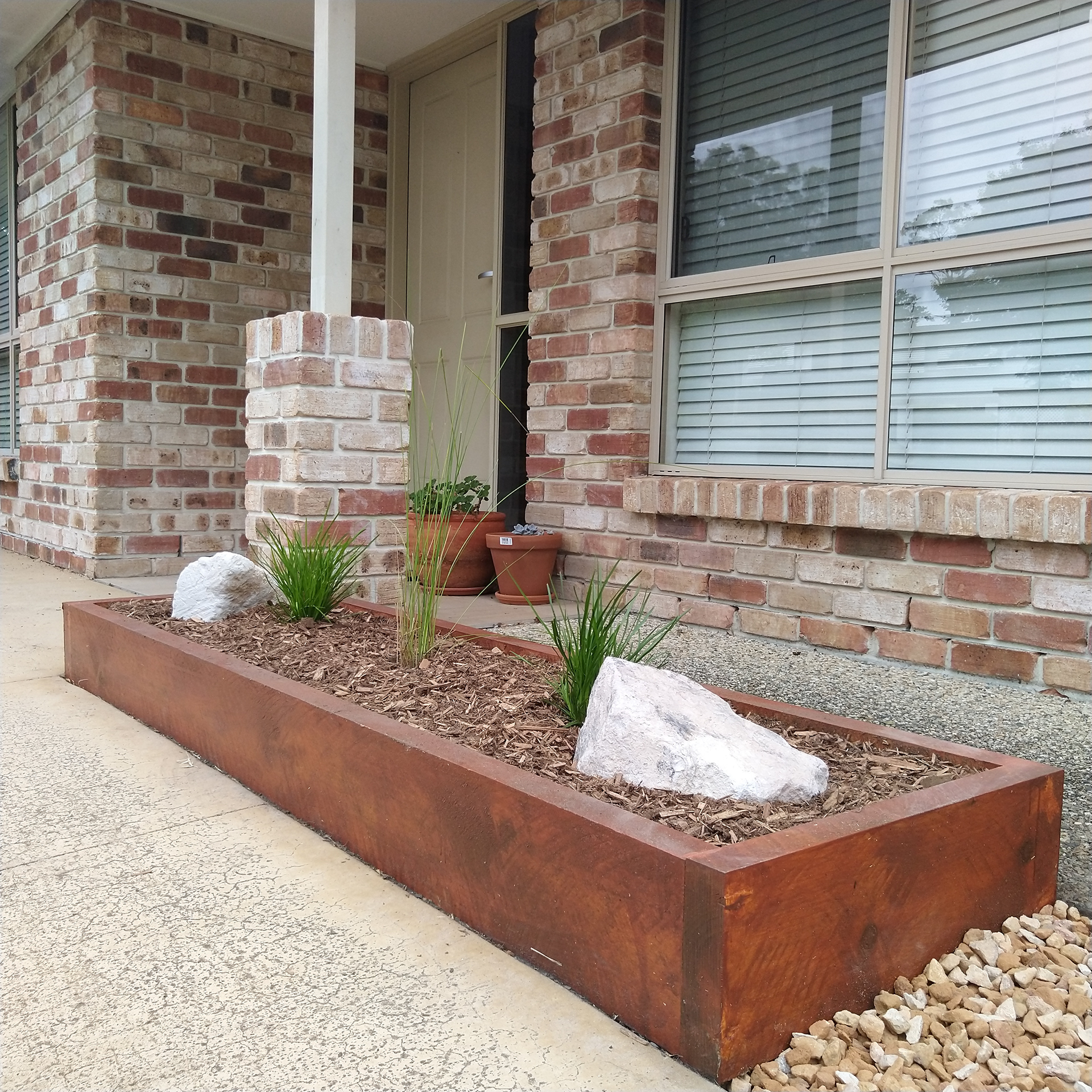 Timber Garden Bed - Close Up