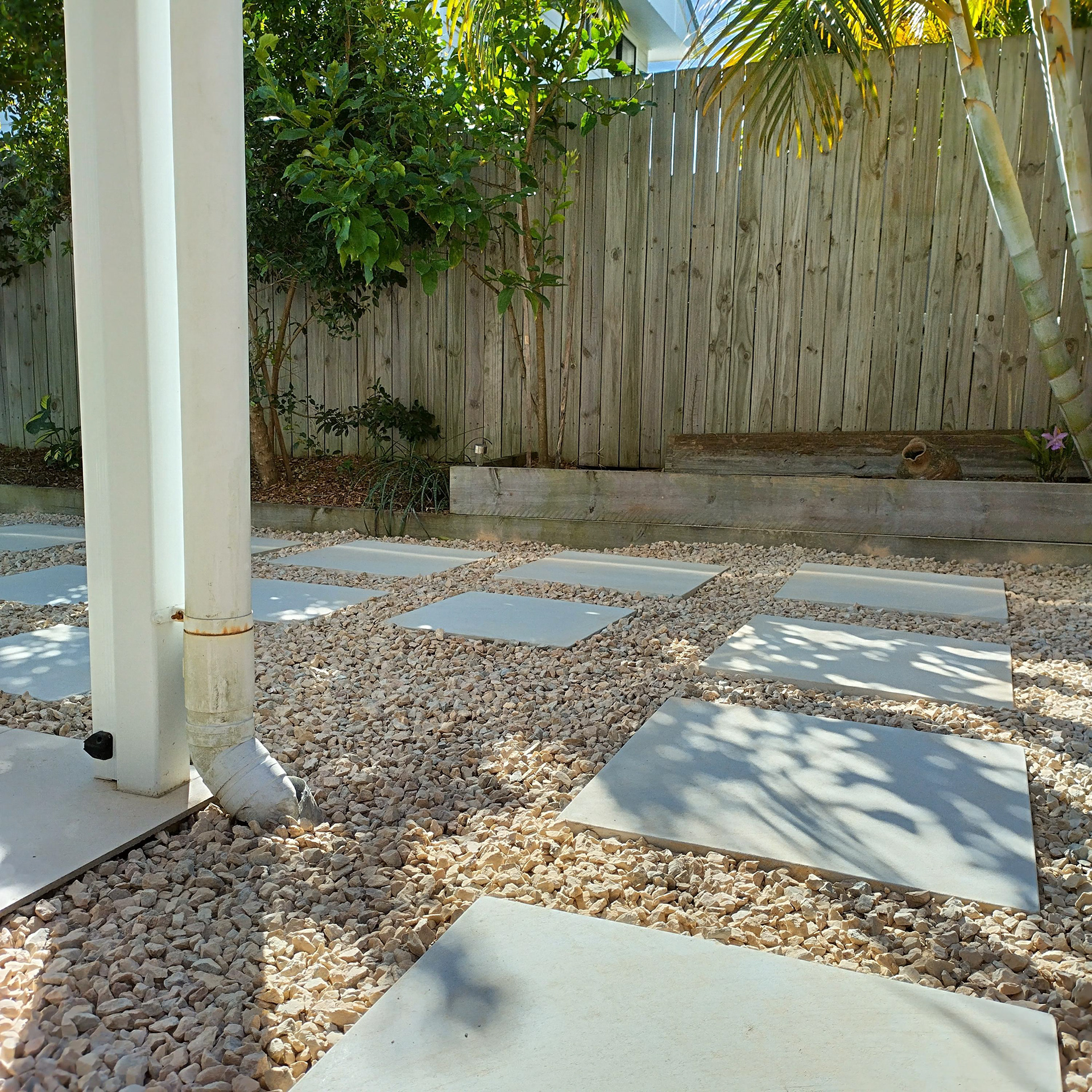 Staggered Paving & Stones