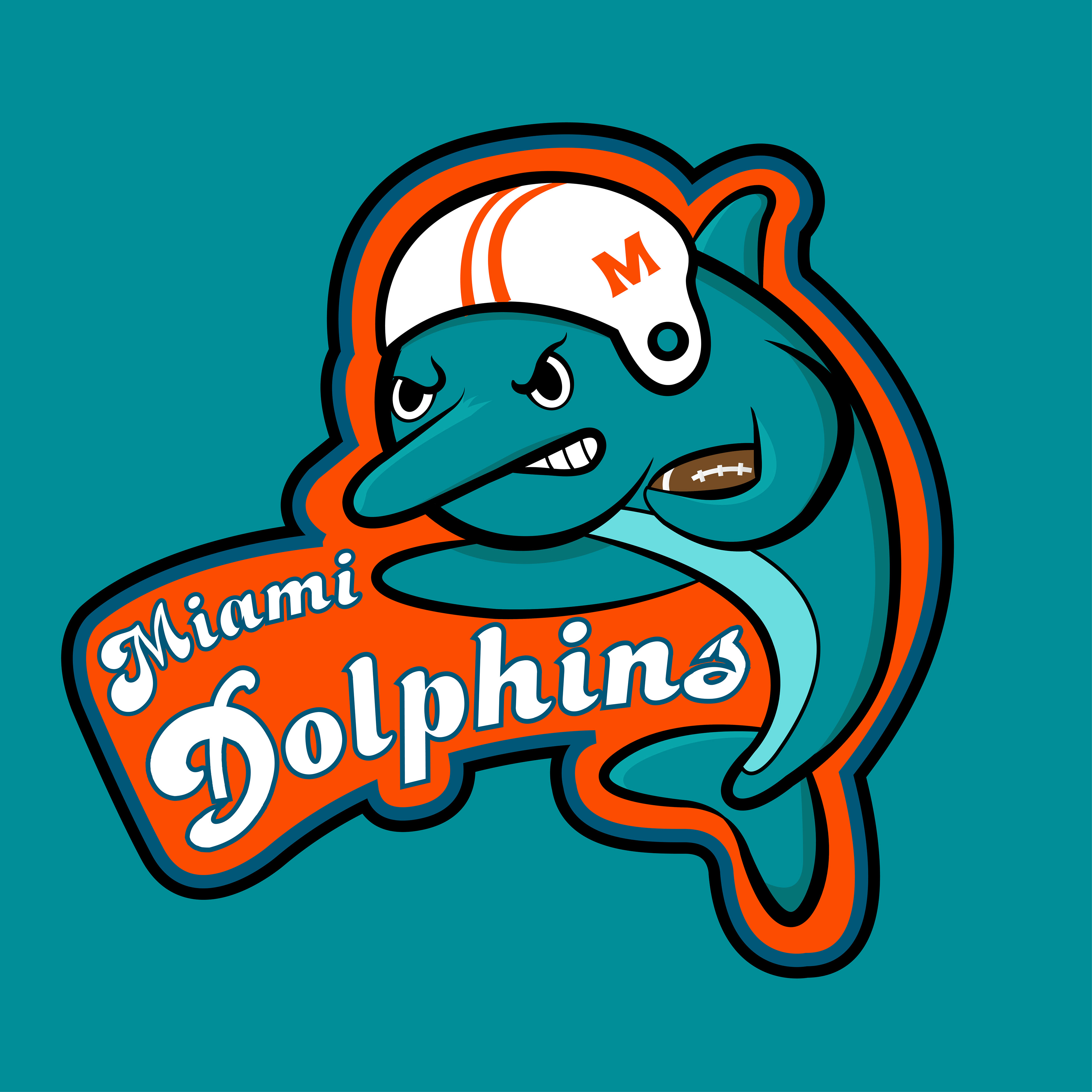 "Dolphins" NFL Logo Rework