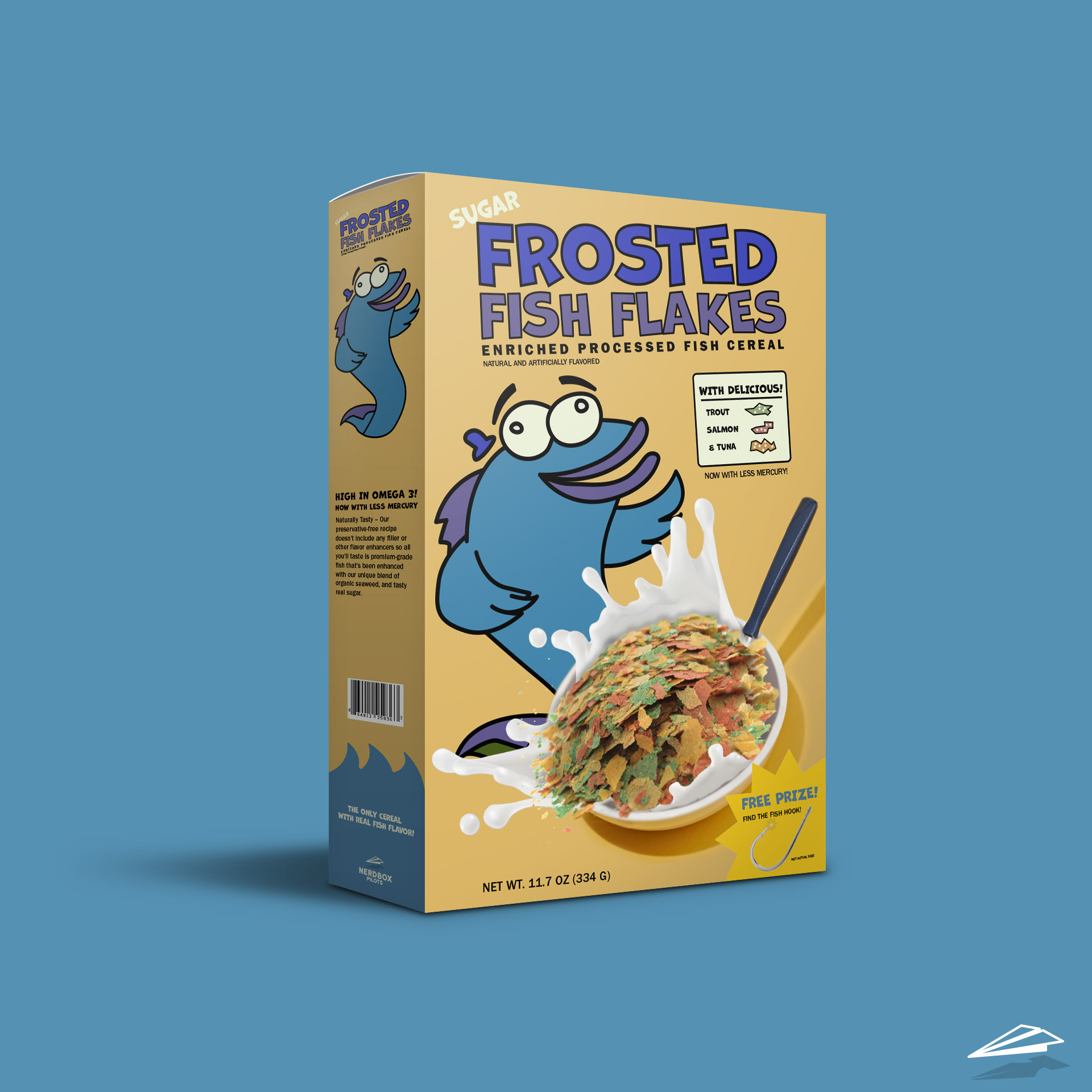 Absurd package design I created for an April Fools post. 