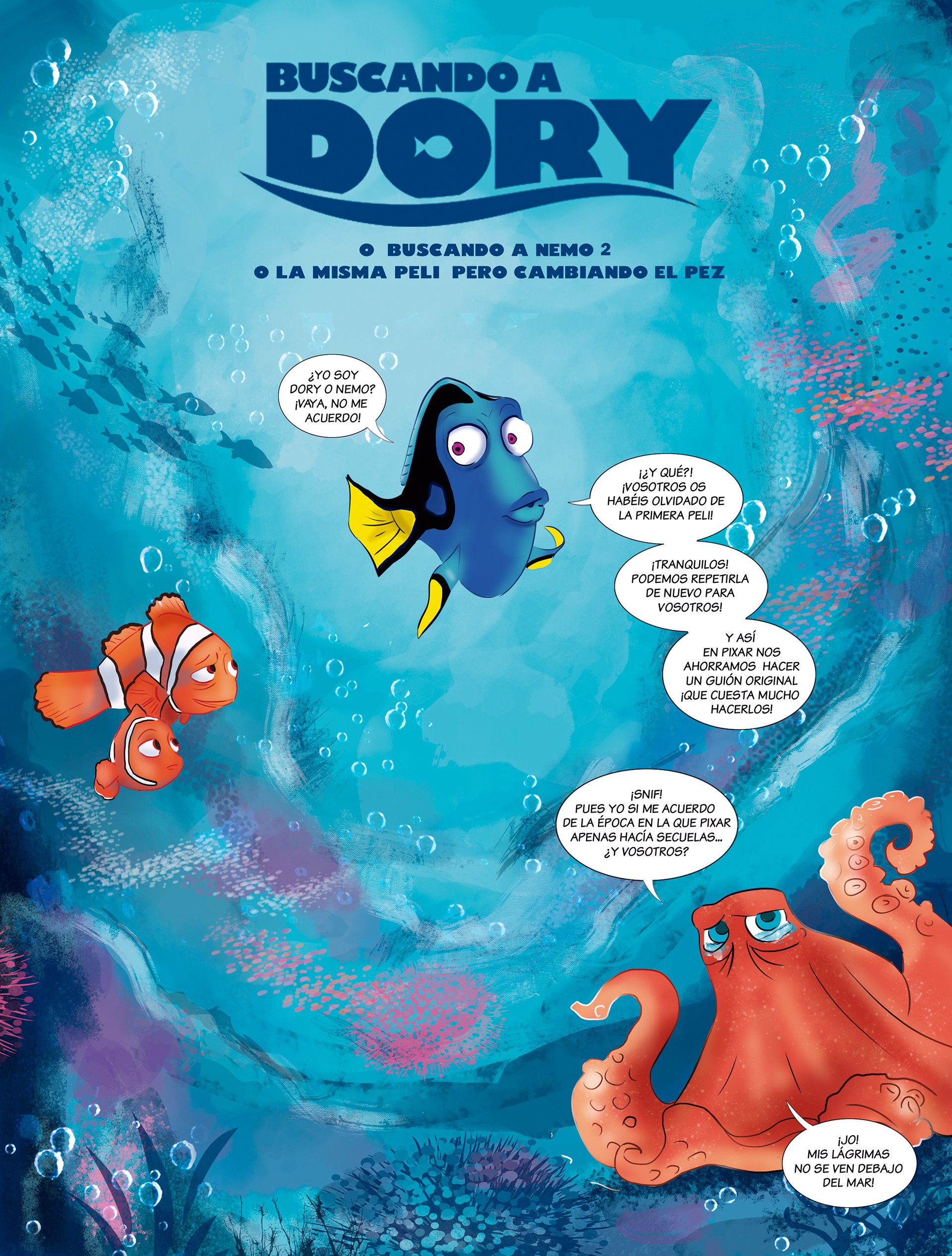 Buscando a Dory - Página publicada en Twisted Movies Vol 2