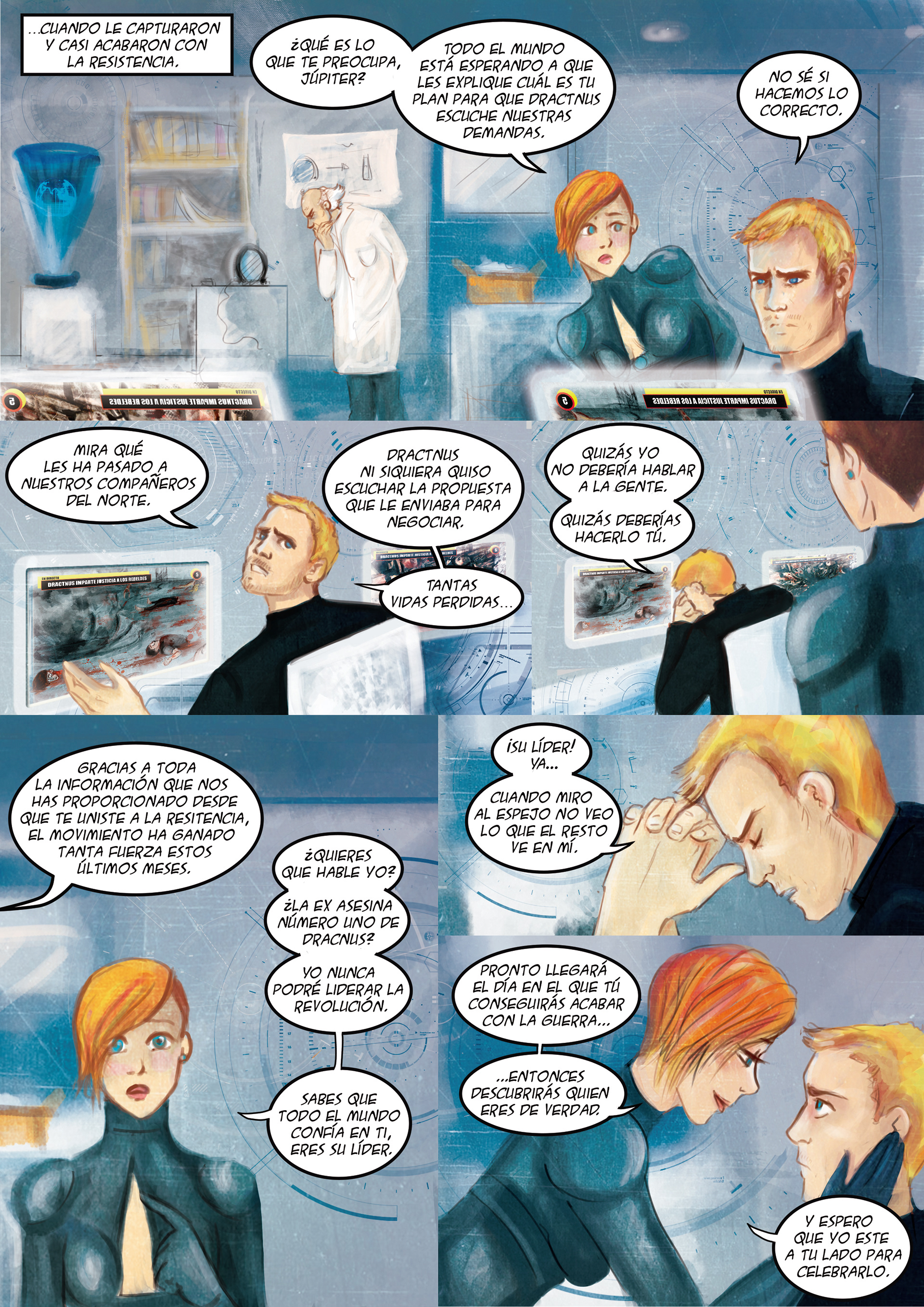 La respuesta de Júpiter pg 4- Cómic nunca publicado