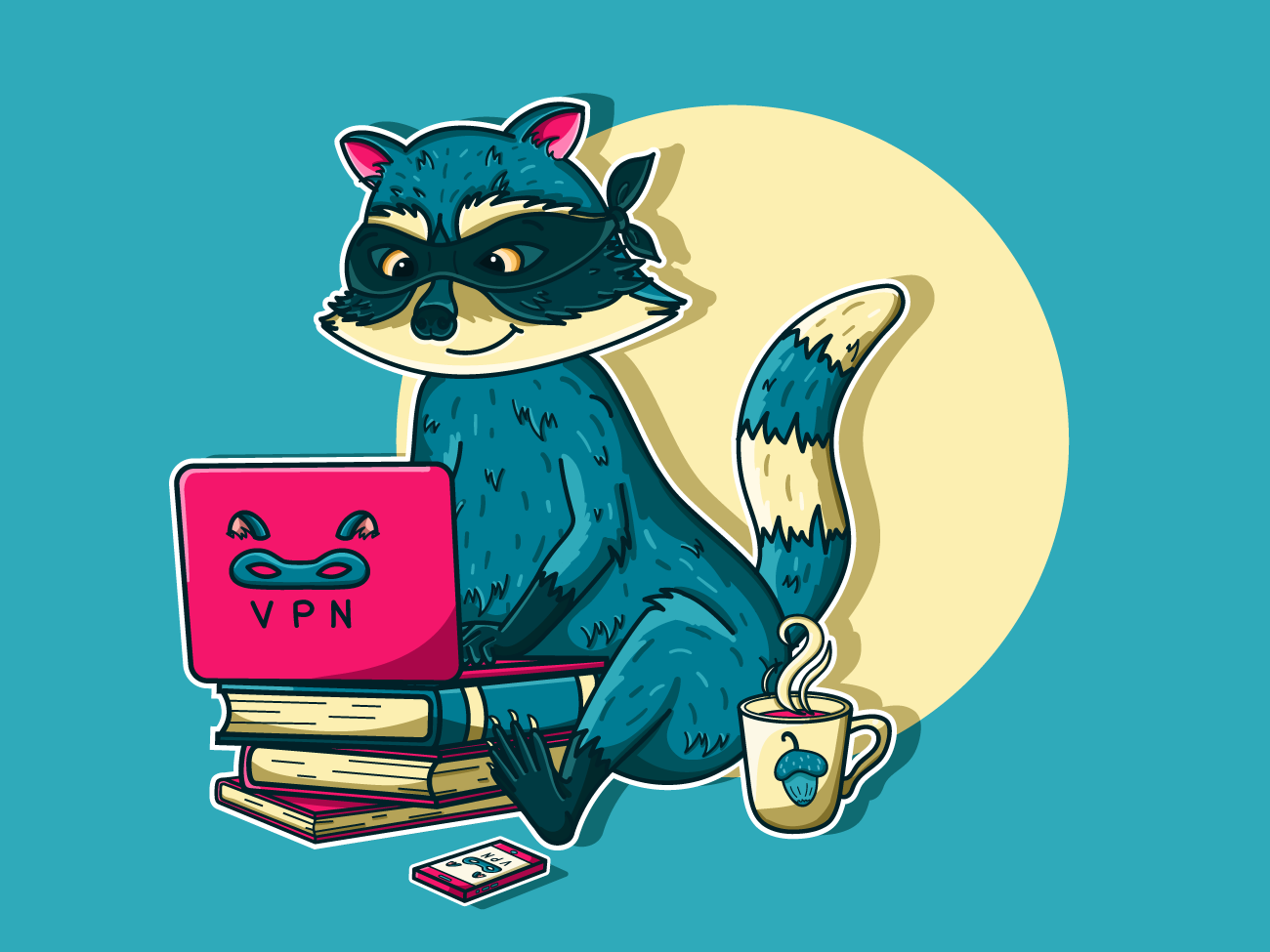 VPN Raccoon - Design Pickle