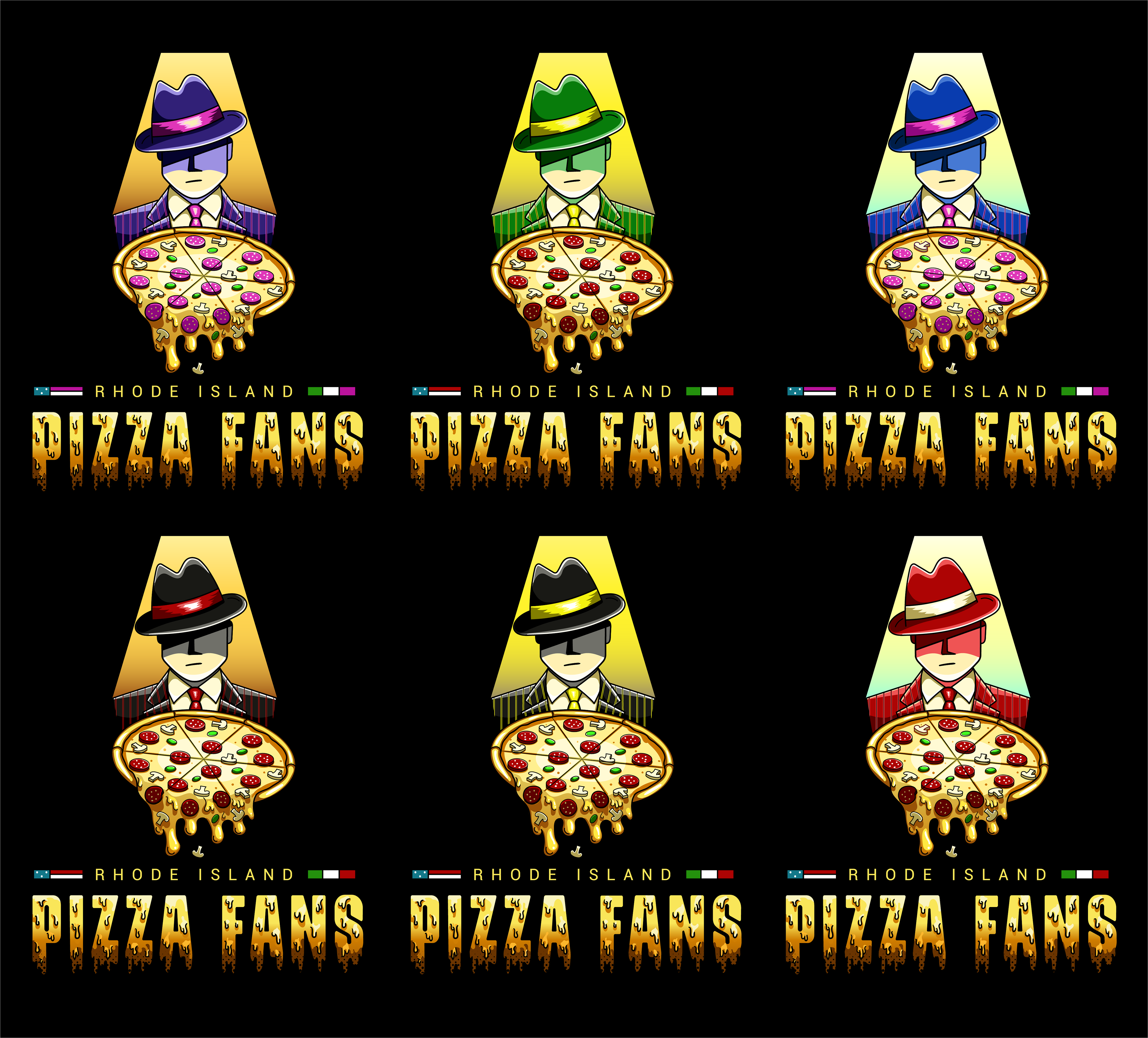 Pizza Fans Color Chart