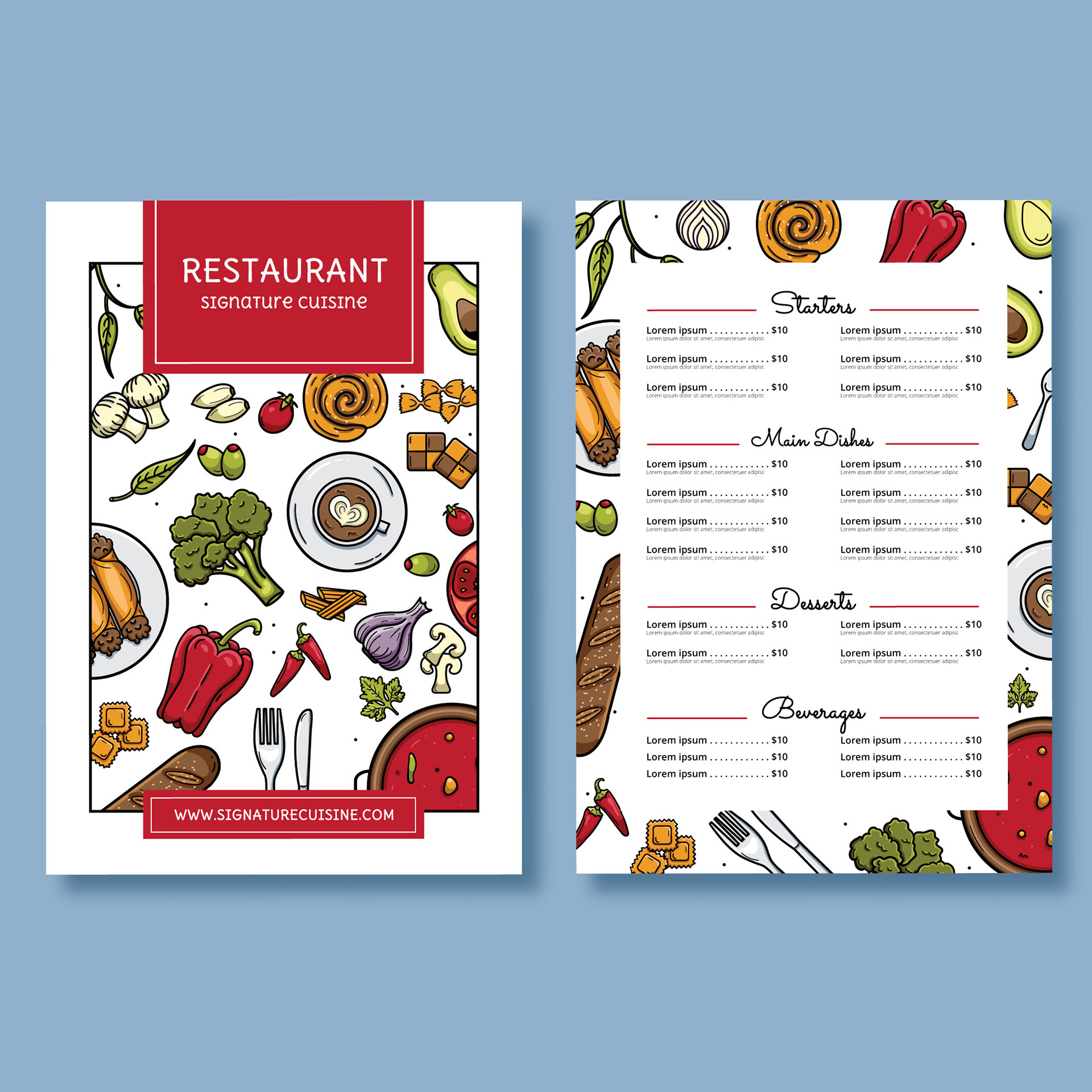 Restaurant Menu Template