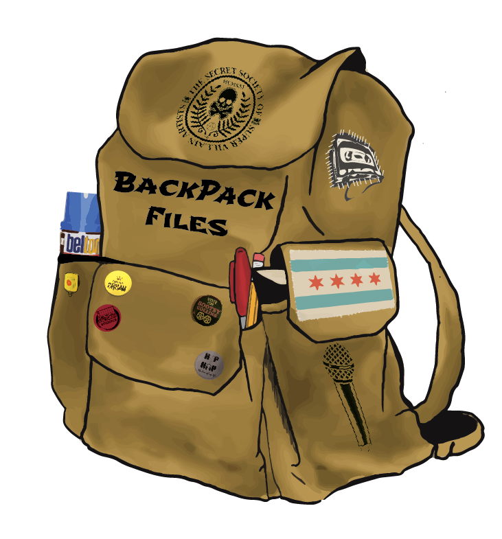 This logo design was created for a traveling performer and writer based in Chicago, blending personal identity with local pride. Featuring a stylized backpack adorned with the iconic Chicago flag, the design captures both the essence of movement and the performer’s connection to their roots. The text “Backpack Files” is integrated seamlessly into the concept, symbolizing the journey of a writer and performer who carries their craft with them wherever they go. The Chicago flag elements bring a sense of place and belonging, while the backpack imagery evokes adventure, exploration, and storytelling. This logo reflects the dynamic, ever-changing life of an artist on the move, rooted in their city but always traveling and evolving.