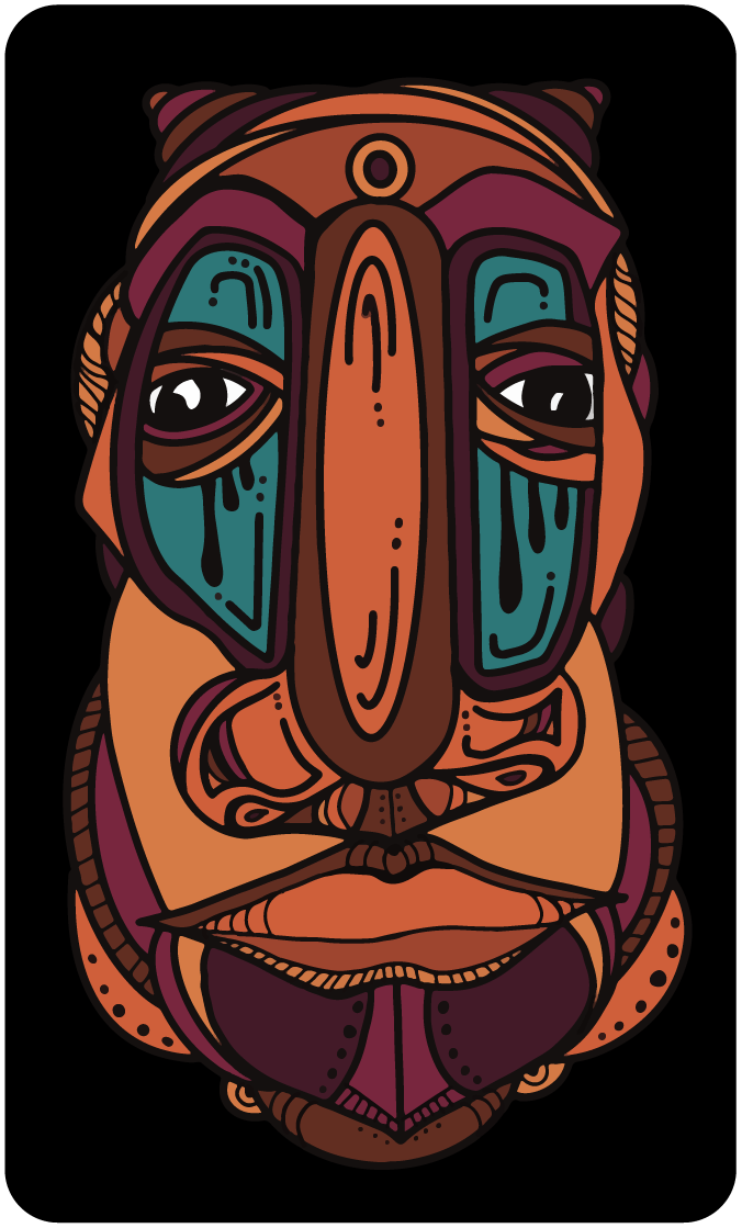 Another of my sticker subscription collection. I have created many characters and images using this particular style. This is one of my favorites and is soon to be a part of a coloring book.