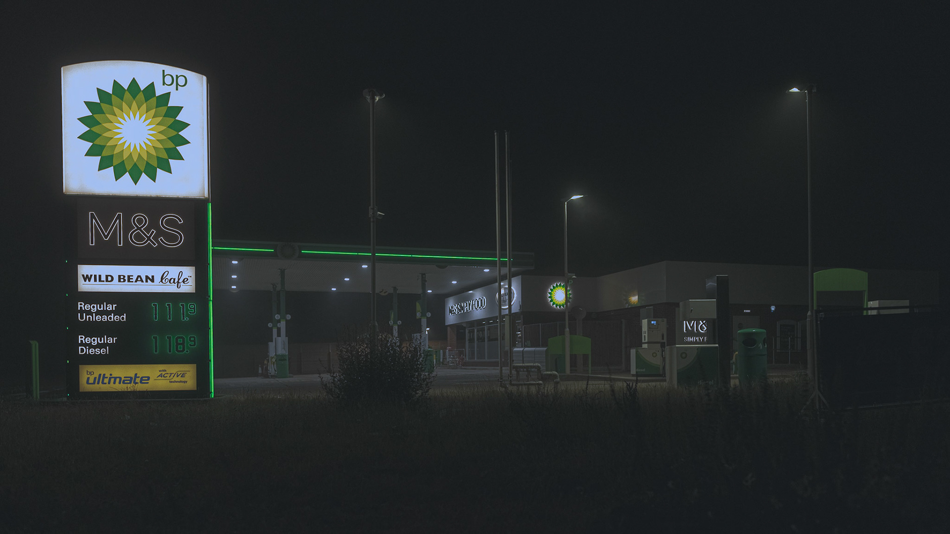 Late night stop