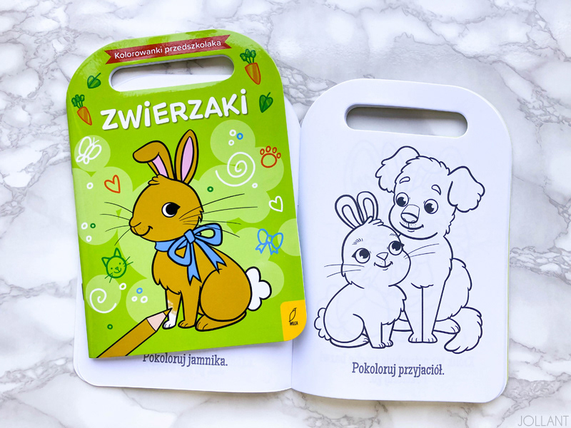 "Kolorowanki przedszkolaka", Wydawnictwo Wilga / GW Foksal, 2019