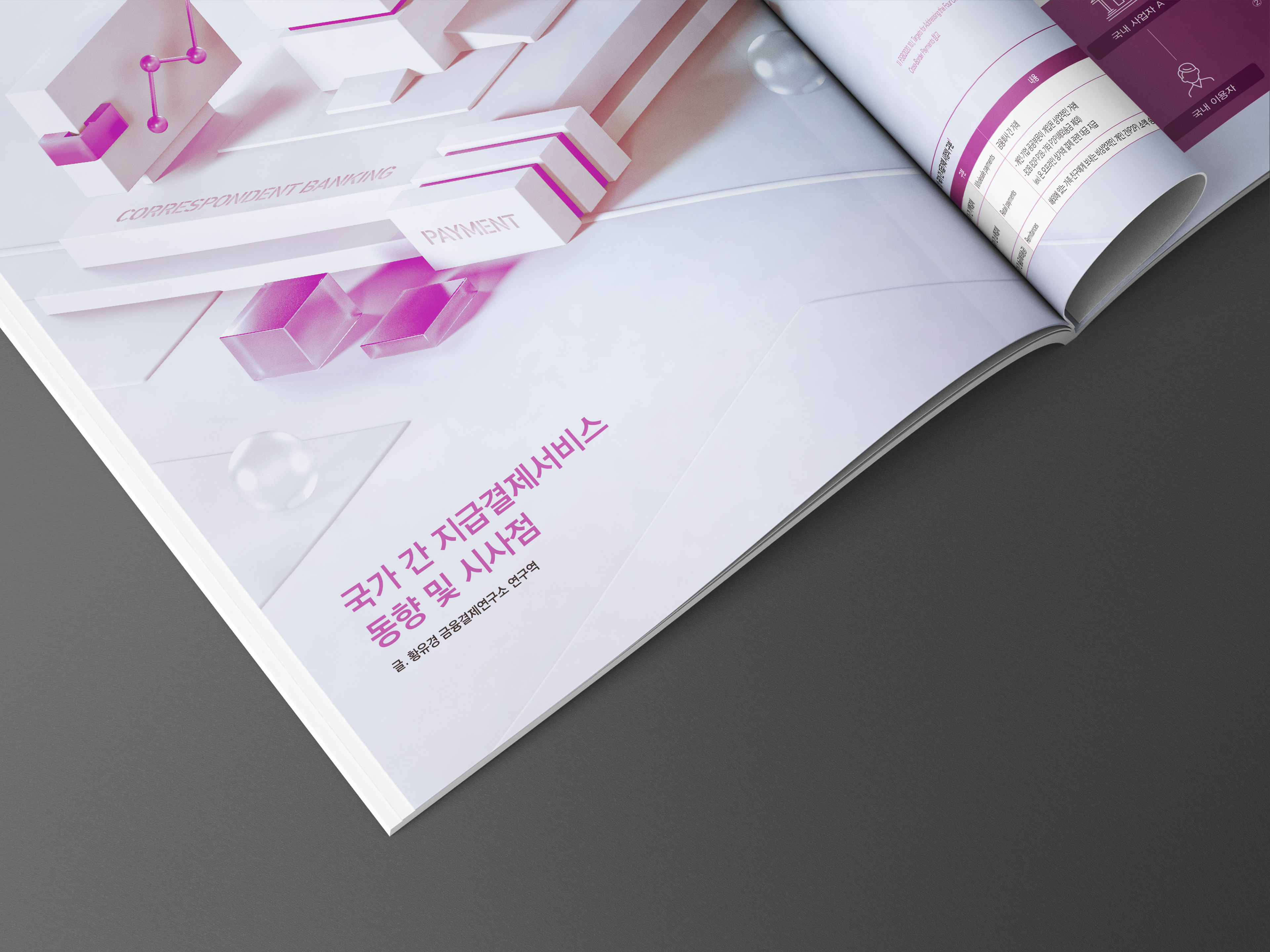 금융결제원 인사이트 매거진 디자인