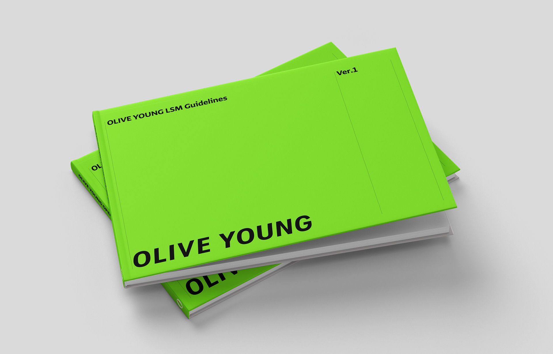 올리브영 LSM 매장운영 가이드북 디자인